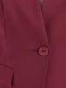 Elegancka bordowa marynarka damska do sukienki – taliowany krój modelujący sylwetkę 42220