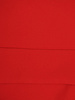 Nowoczesna sukienka z kopertowym dekoltem, czerwona kreacja z połyskującej tkaniny 22422