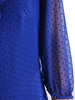 Rozkloszowana sukienka z tiulu w groszki 36055