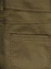 Dopasowane spodnie damskie w odcieniu khaki – kobiecy fason pięknie modelujący nogi 31494