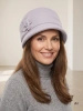 Elegancki kapelusz damski cloche na zimę – stylowa ochrona przed chłodem z regulacją 42430