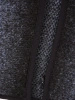 Elegancki granatowy sweter z kieszeniami – luźny fason ze stójką idealny na jesień 42179