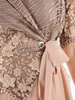 Sukienka damska, elegancka kreacja z kopertowym dekoltem 35469