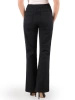 Czarne bawełniane dzwony damskie z wysokim stanem – wygodny fason na gumce modelujący sylwetkę 36894