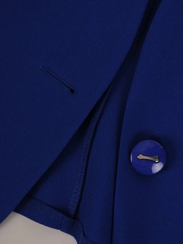 Elegancka marynarka damska do sukienki w kolorze chabrowym – taliowany fason modelujący sylwetkę 25158