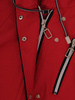 Czerwona  kurtka z ozdobnymi zamkami 24640