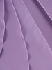 Liliowa sukienka na wesele midi o prostym kroju – elegancki fason z rękawem 3/4 i cyrkoniami 38257