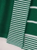 Elegancki sweter damski w paski z narzutką – prosty fason idealny na chłodne dni 38910
