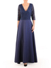 Elegancka sukienka o długości maxi w granatowym kolorze 30871