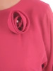 Elegancka suknia balowa maxi rozkloszowana w odcieniu malinowym – zmysłowe rozcięcie wysmuklające sylwetkę 38078