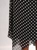 Wyszczuplająca sukienka maxi, kreacja z ozdobnym wiązaniem na rękawach 24688