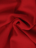Czerwona sukienka ze stylowym kołnierzem, kreacja maskująca brzuch 19200