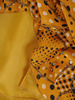 Sukienka z szyfonu, rozkloszowana kreacja z ozdobnym wiązaniem 25324