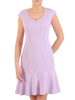 Kostium damski, liliowa sukienka z żakietem  29096