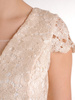 Sukienka damska, kremowa kreacja na wesele 25105
