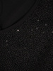 Czarna bluzka z koronkową aplikacją 27902