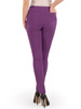 Fioletowe spodnie damskie z przednimi kieszeniami 34891