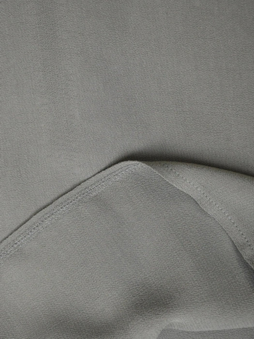 Wiskozowa bluzka damska khaki z dekoltem w serek – prosty krój z rozszerzanymi rękawami 41444