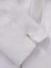 Elegancki żakiet damski ecru do sukienki z rękawem 3/4 – prosty fason ze stylowym zapięciem 4054