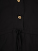 Czarna, asymetryczna sukienka, kreacja z podwyższonym stanem 23241