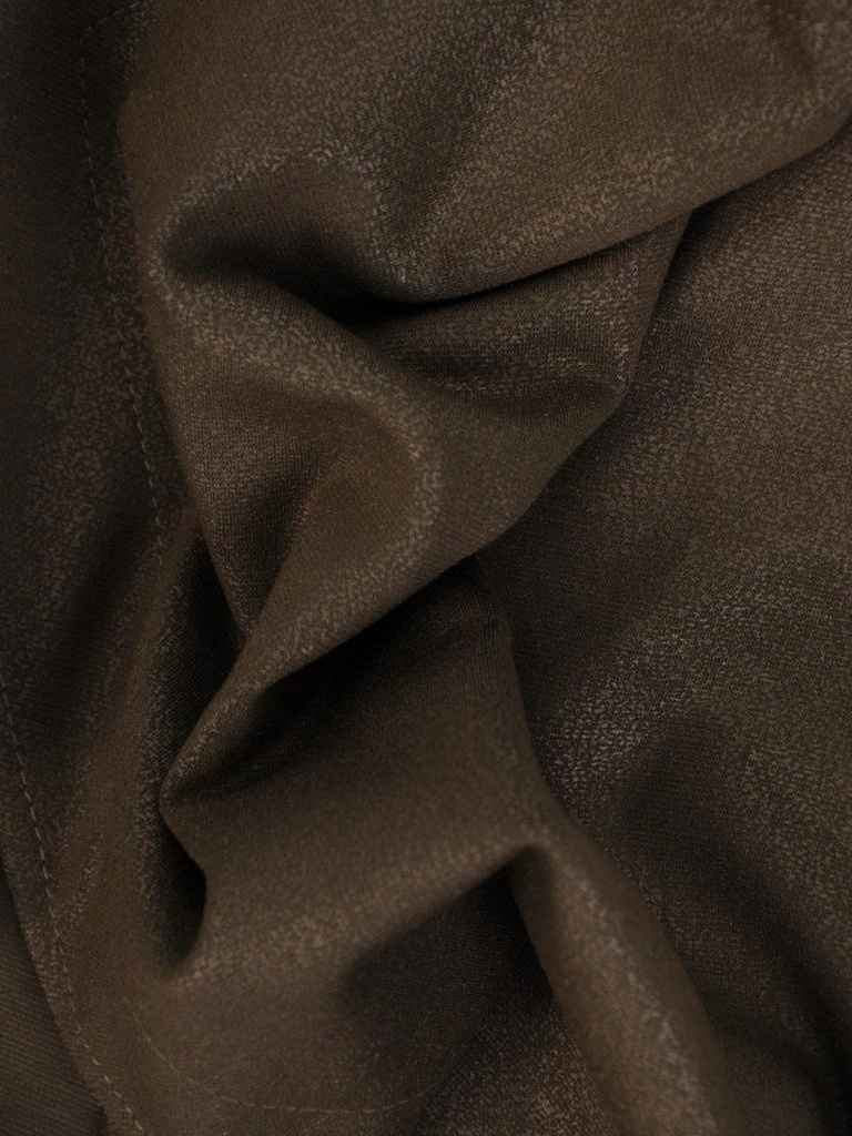 Elegancka marynarka damska khaki do sukienki – luźny krój z efektownym kołnierzem i suwakami 24815