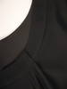 Zwiewna, szyfonowa sukienka w kolorze czarnym 34207