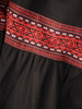 Rozkloszowana spódnica z tkaniny bawełnianej z ozdobnymi wstawkami 31170