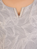 Elegancki kostium damski z żakardową sukienką zdobioną perłami 31143