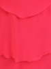 Wyjściowa sukienka z szyfonu, zwiewna kreacja w amarantowym kolorze 30101