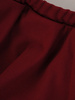 Elegancka sukienka z dekoltem carmen, bordowa kreacja odsłaniająca ramiona 22430