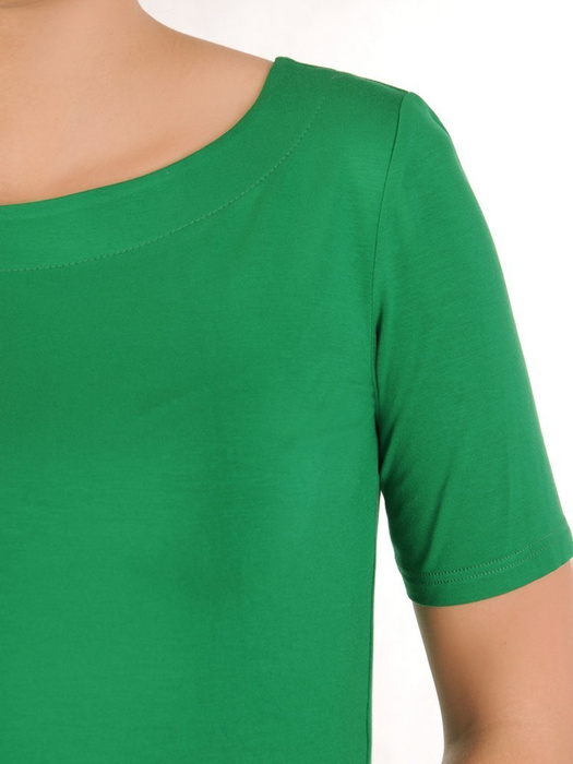 Zielona bluzka z elastycznej dzianiny 30054