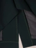 Elegancka zielona sukienka na andrzejki i wesele – narzutka kimono maskująca niedoskonałości 26330