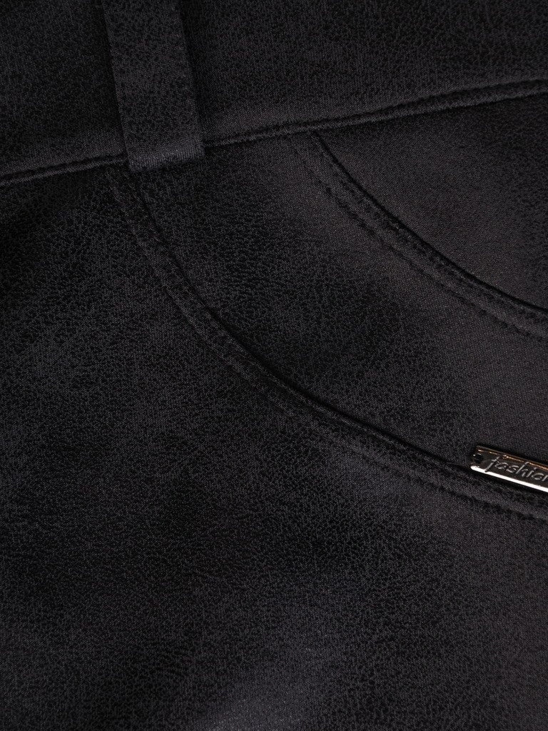Eleganckie spodnie damskie z ekoskóry – dopasowany krój modelujący sylwetkę 19793