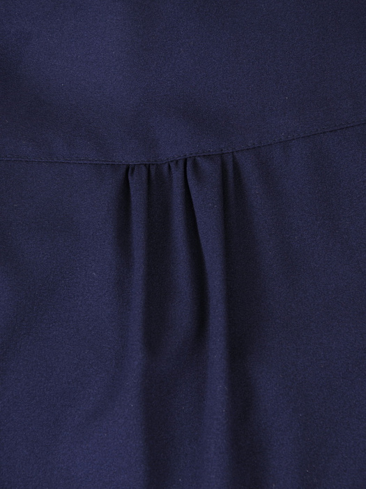 Granatowa bluzka damska zapinana na guziki 35324
