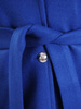 Nowoczesny wełniany płaszcz z ozdobnymi guzikami 34114