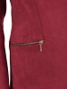 Elegancka bordowa marynarka damska do sukienki – wygodny prosty fason zapinany na zamek 42283