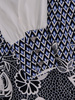 Geometryczna sukienka z szyfonowymi rękawami 14918.