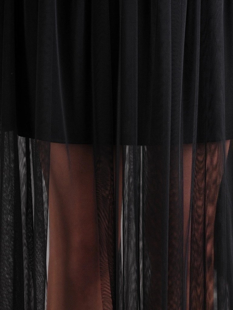 Elegancki czarny komplet damski ze spódnicą maxi – prosty krój optycznie wysmuklający sylwetkę 12607