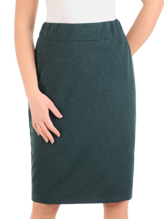 Komplet damski, zielona spódnica z bluzką 28863