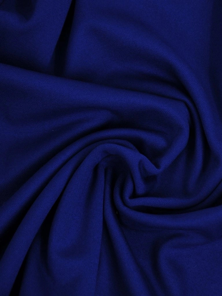 Wizytowa sukienka ołówkowa midi chabrowa – modelujące przeszycia wysmuklające sylwetkę 6124