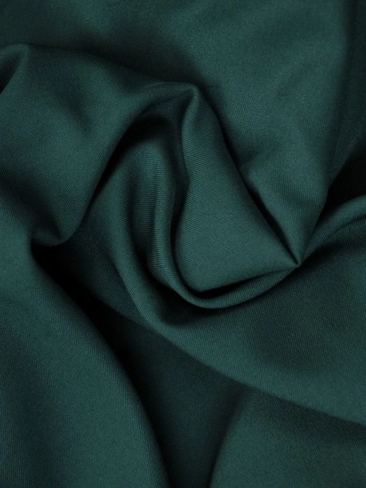 Zielona długa sukienka wyjściowa – kopertowy dekolt z wiązaniem podkreślającym talię 30826