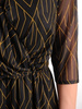 Siateczkowa sukienka maxi w oryginalnym wzorze 37079