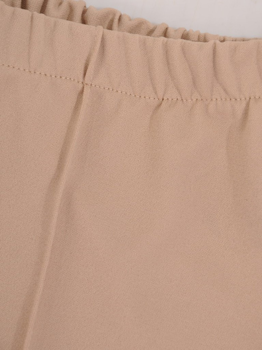 Spodnie damskie z przeszyciami i gumą w pasie 25830
