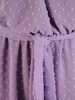 Szyfonowa sukienka z kopertowym dekoltem i falbankami 30396