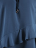Elegancka, morska bluzka z szyfonu 35648