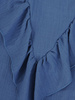 Kreszowana niebieska sukienka, kreacja z falbankami 28258