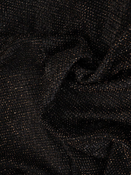 Efektowna czarno złota sukienka wyjściowa 26927