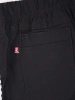 Czarne cygaretki damskie plus size z kontrastowymi lampasami – wysmuklające fasonem, z wygodną gumką w pasie 35145