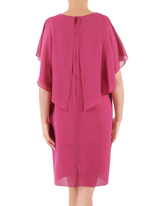 Efektowna sukienka damska w kolorze fioletowym 36530