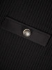 Elegancka czarna sukienka dzianinowa – prosty, wysmuklający fason z rękawem 3/4 39047